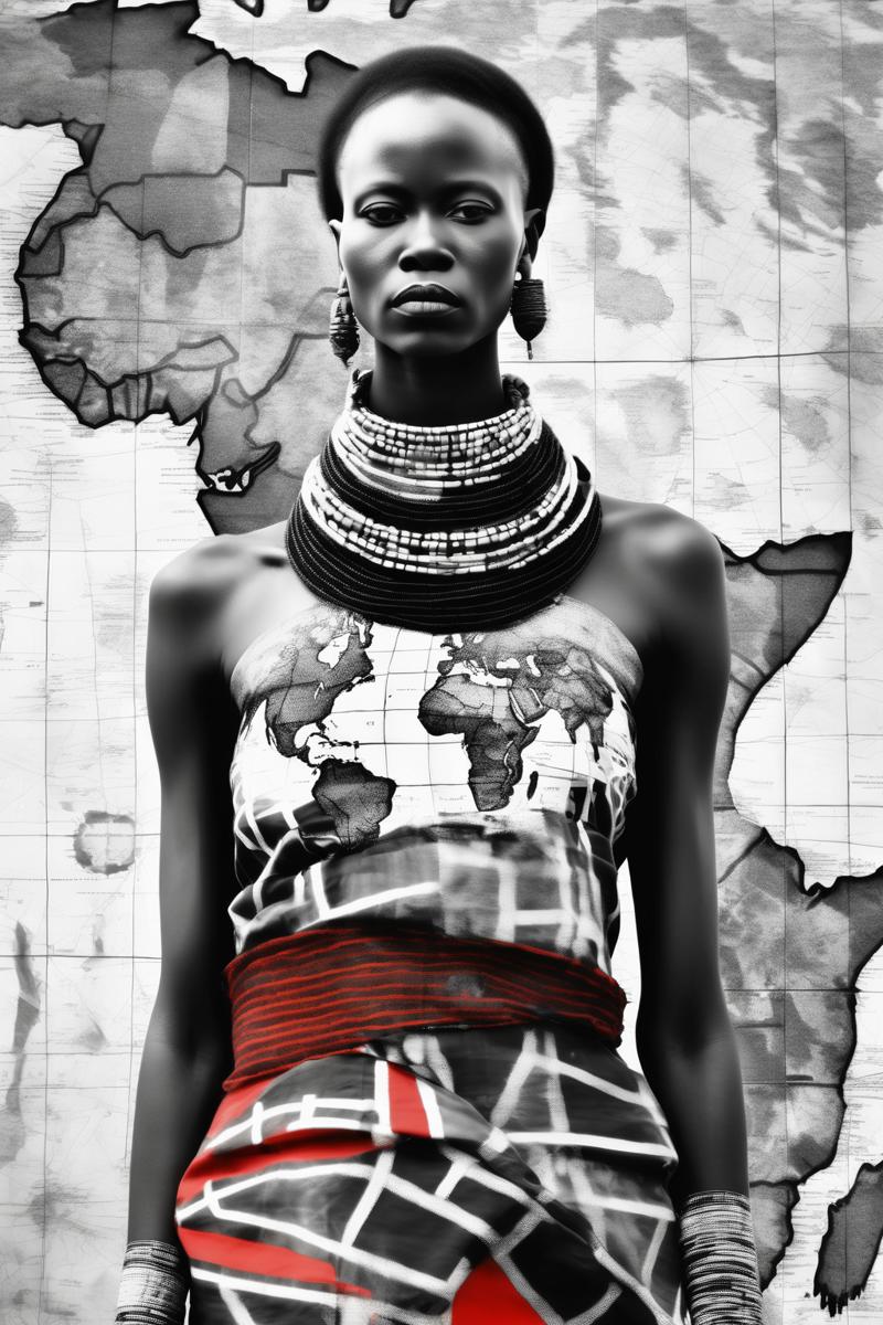 01316-1277405652-_lora_Zanele Muholi Style_1_Zanele Muholi Style - An African woman wearing traditional Maasai clothing, standing in front of a l.png